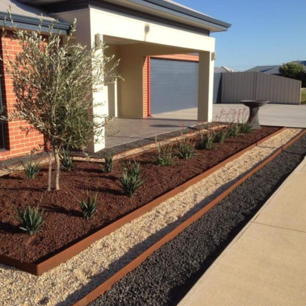 Corten Steel Garden Edge - Face Height: 100mm Face Height (Per M): image 6