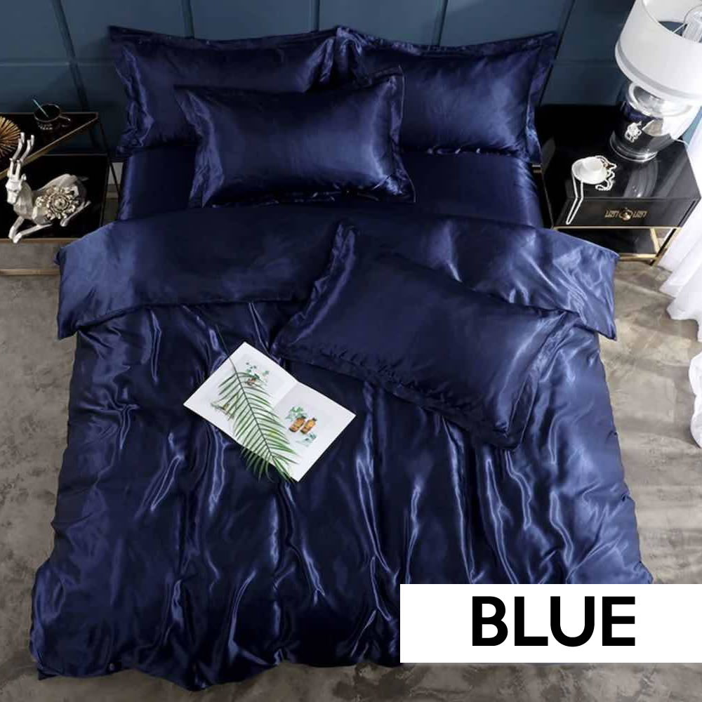 Silk Sheets - Colour: Black / Size: Queen: image 6