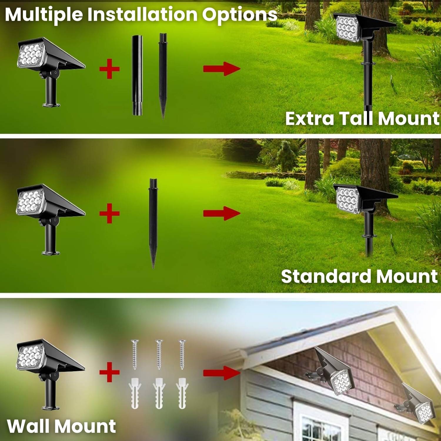 Solar Landscape Spotlights - Options: Single: image 2