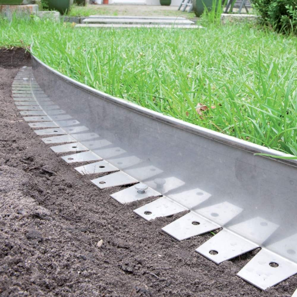 Stainless Steel Garden Edge - Face Height: 50mm Face Height (Per M): image 5