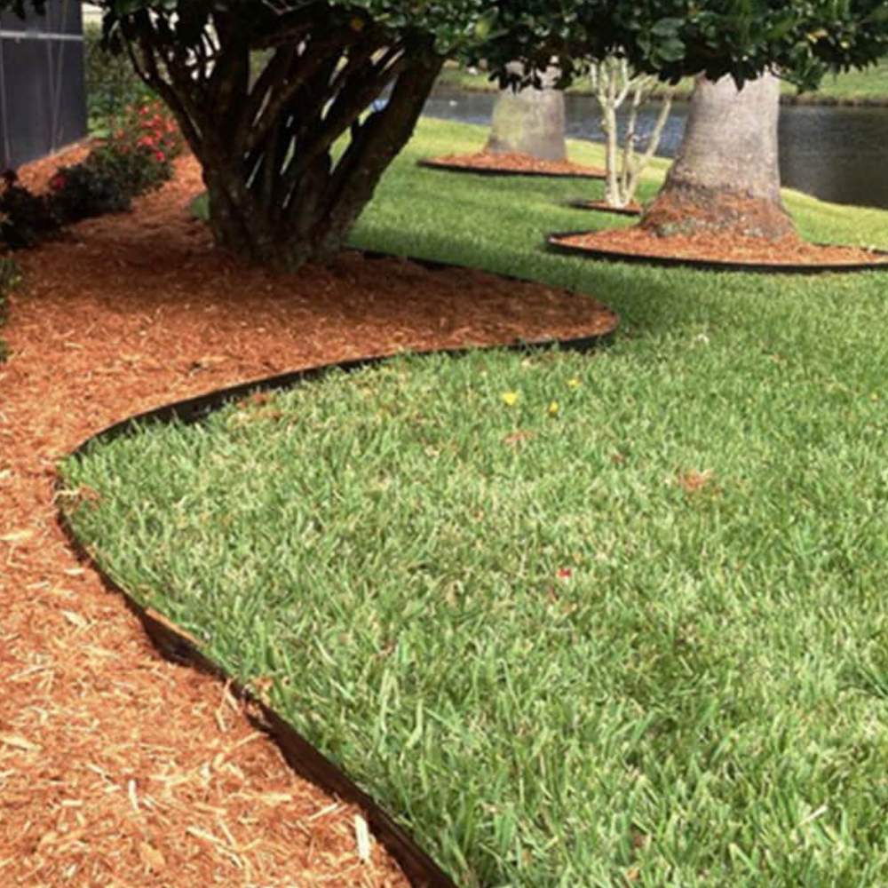 Weathered Steel Landscaping Edge - Face Height: 100mm Face Height (Per M): image 5