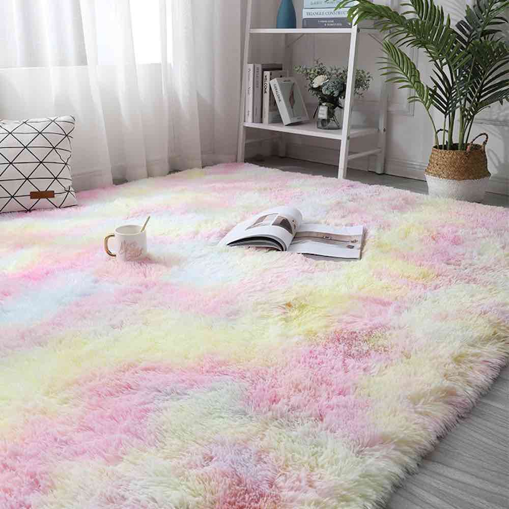 Rainbow Rug - Size: Medium Rug 80cm X 160cm 31 X 63 (Option 4)