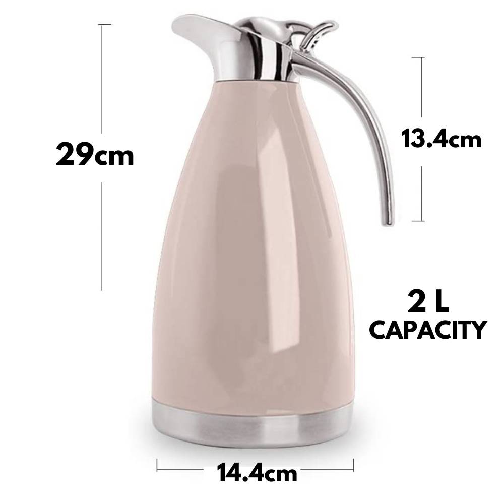 Stainless Steel Thermos Jug - Colour: Blue: image 3