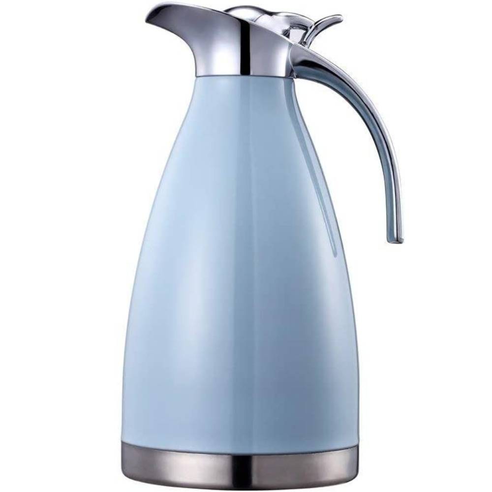 Stainless Steel Thermos Jug - Colour: Blue: image 5