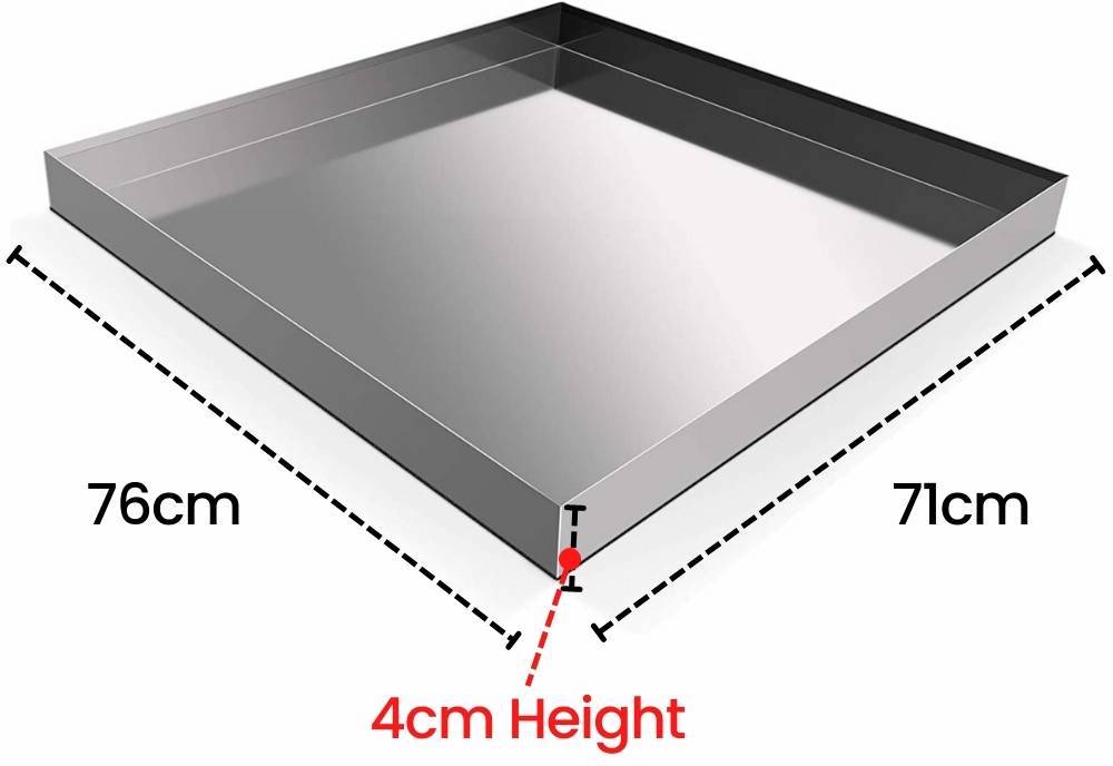 Stainless Steel Washing Machine Drain Pan: image 3