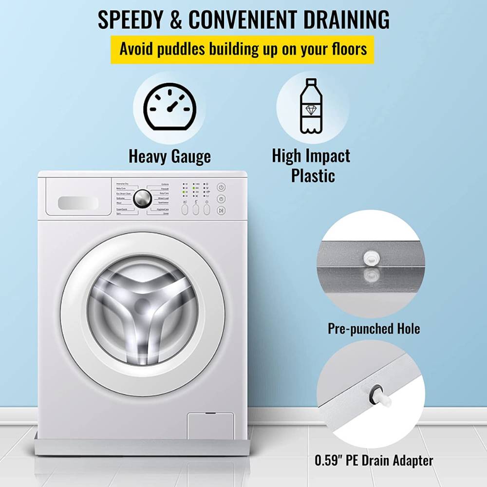Stainless Steel Washing Machine Drain Pan: image 6