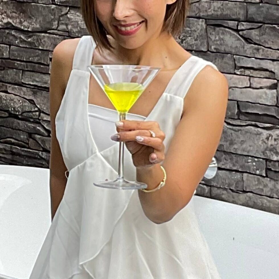 Plastic Martini Glass