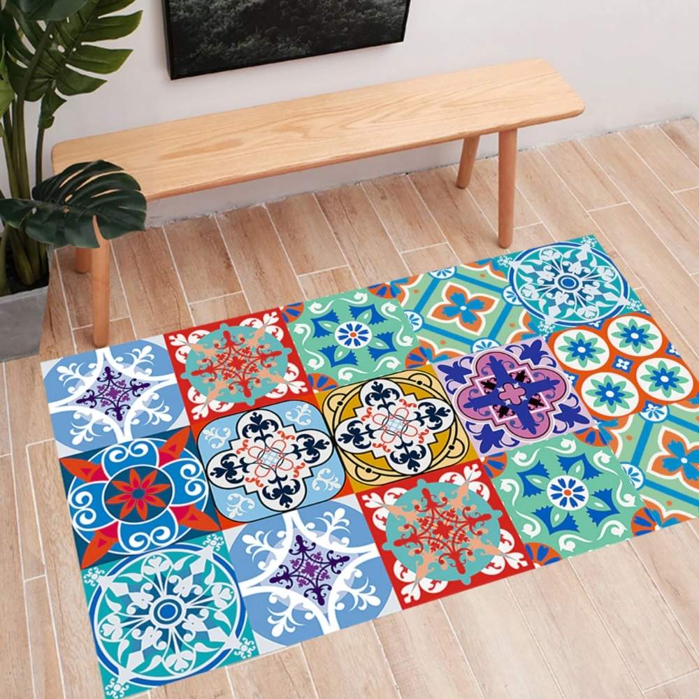 buy self adhesive floor tile stickers online